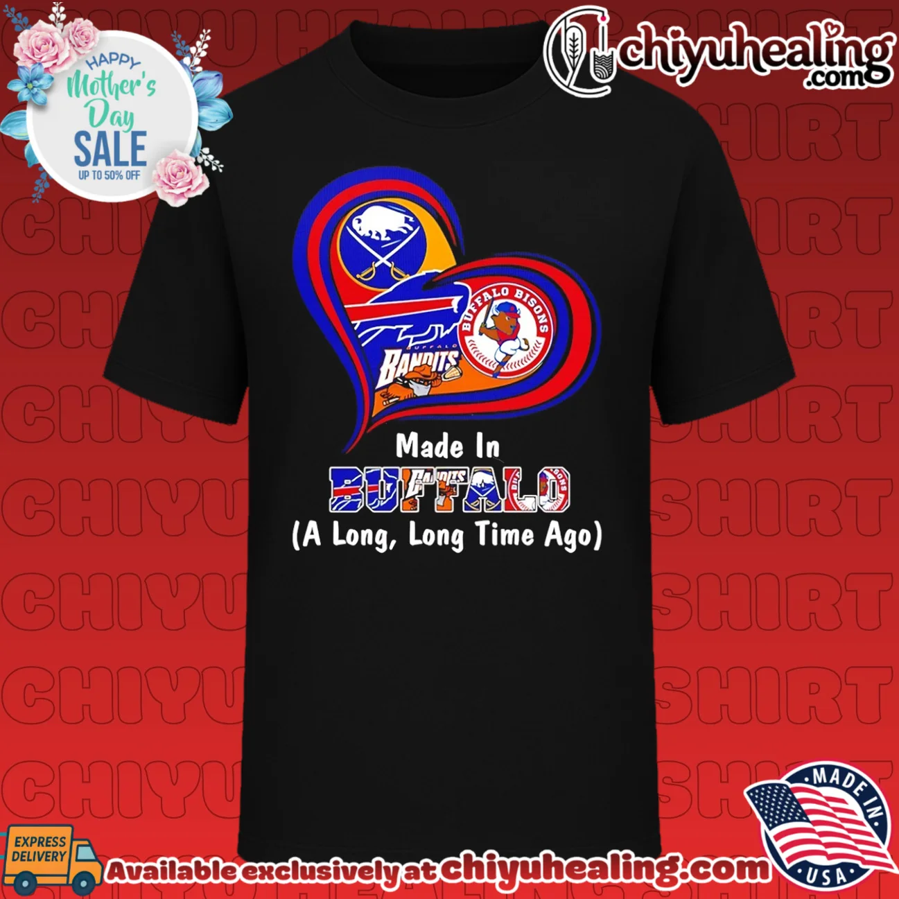 Made in Buffalo A Long Long Time Ago heart shirt & hoodie