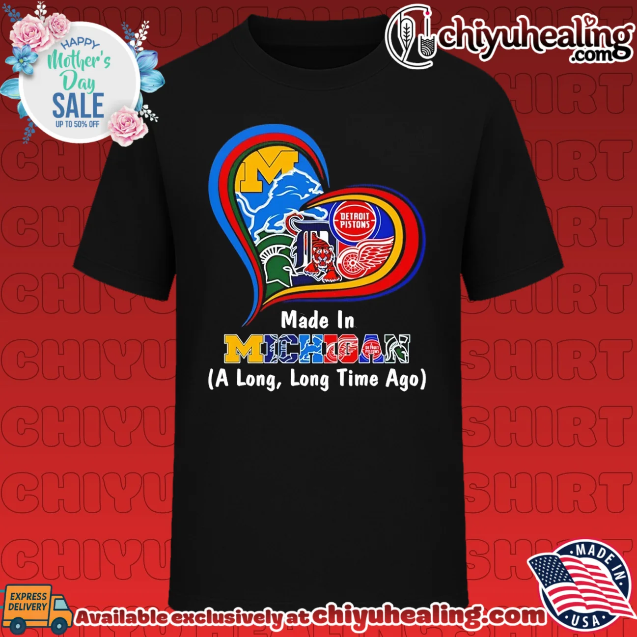 Made in Michigan A Long Long Time Ago Sports Teams shirt & hoodie