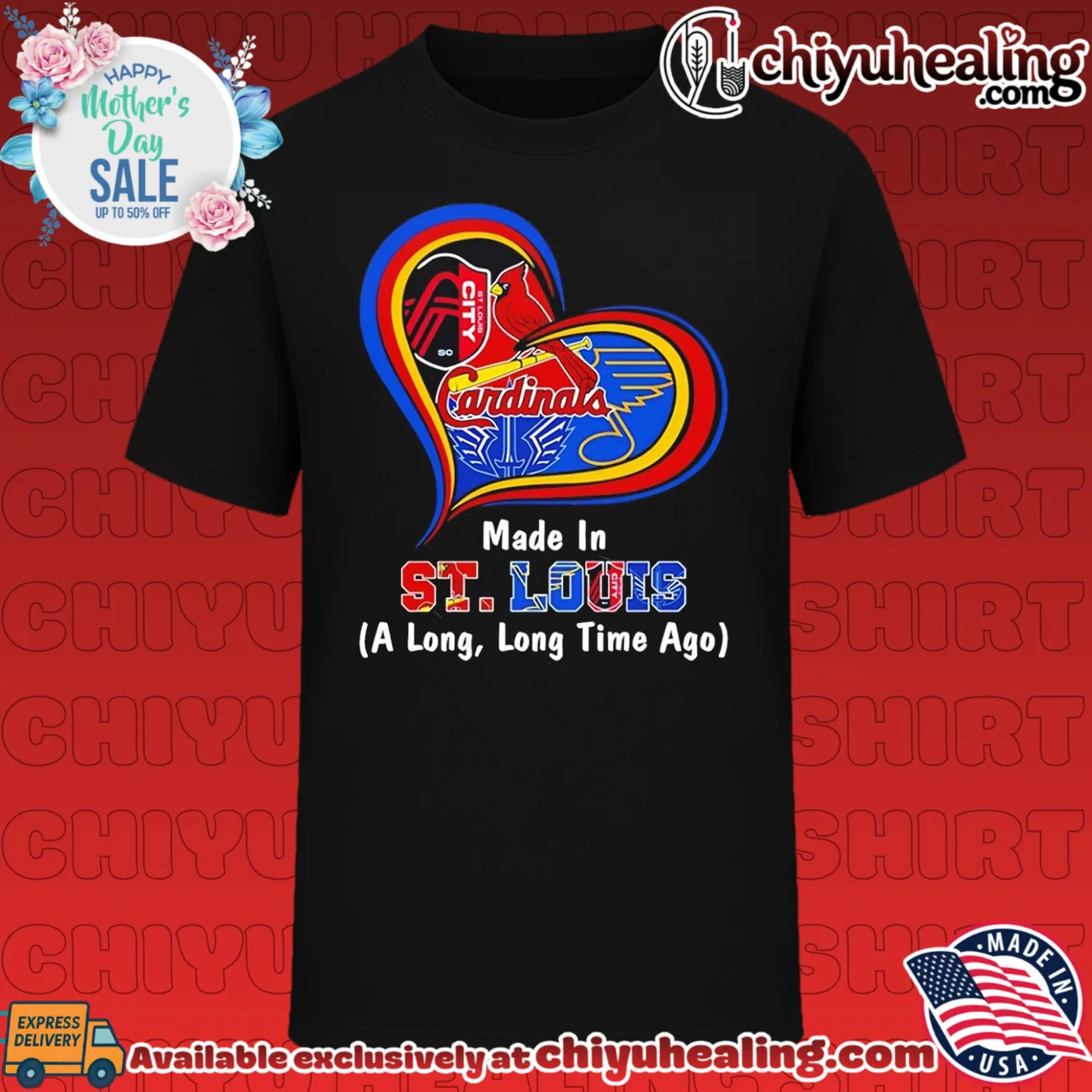 Made in St Louis A Long Long Time Ago heart shirt & hoodie