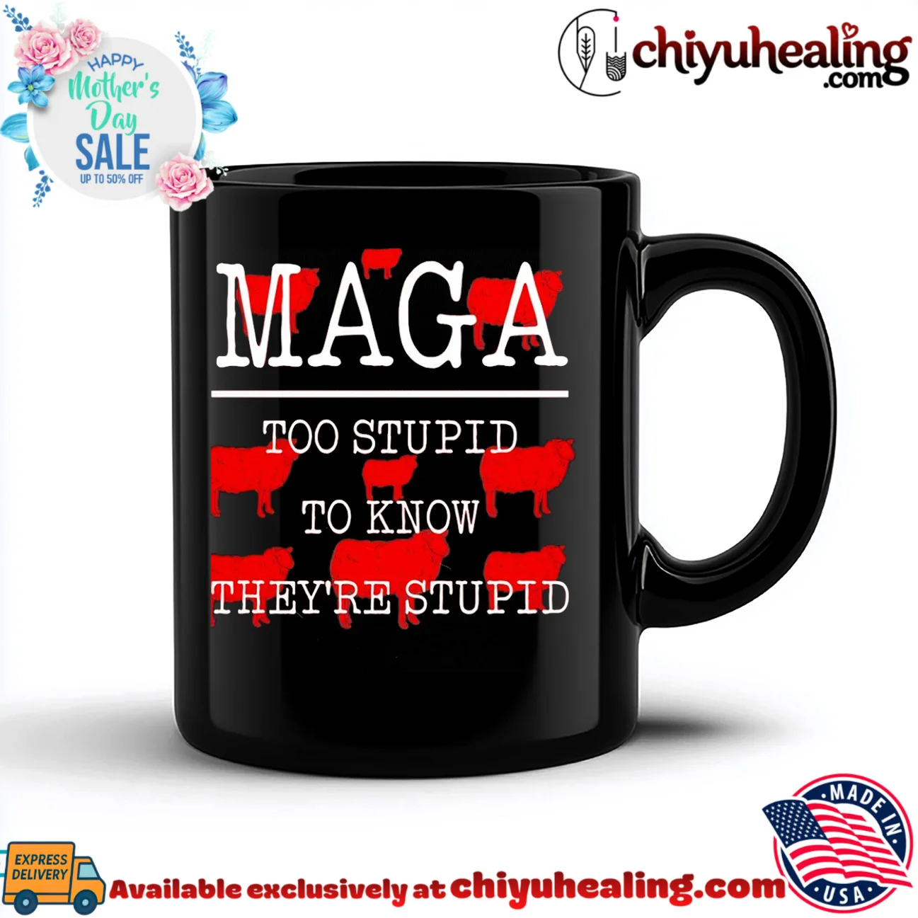 MAGA too stupid to know they're stupid shirt & hoodie MAGA too stupid to know they're stupid