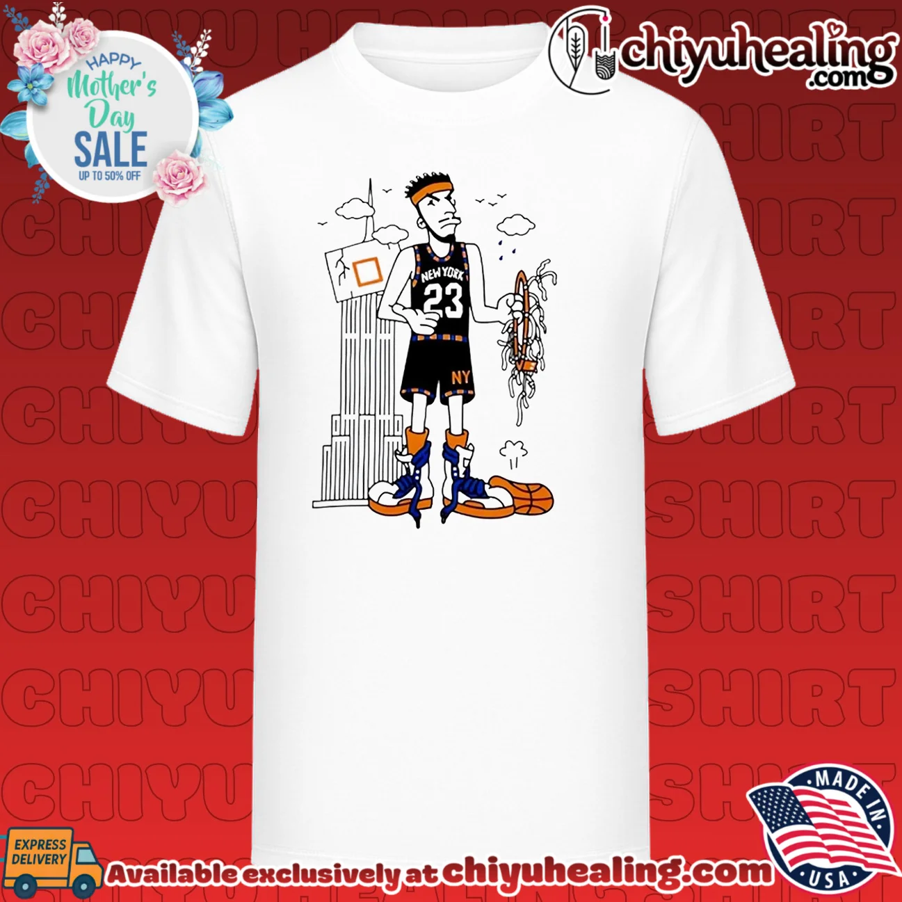 Marcus Camby New York Knicks cartoon caricature