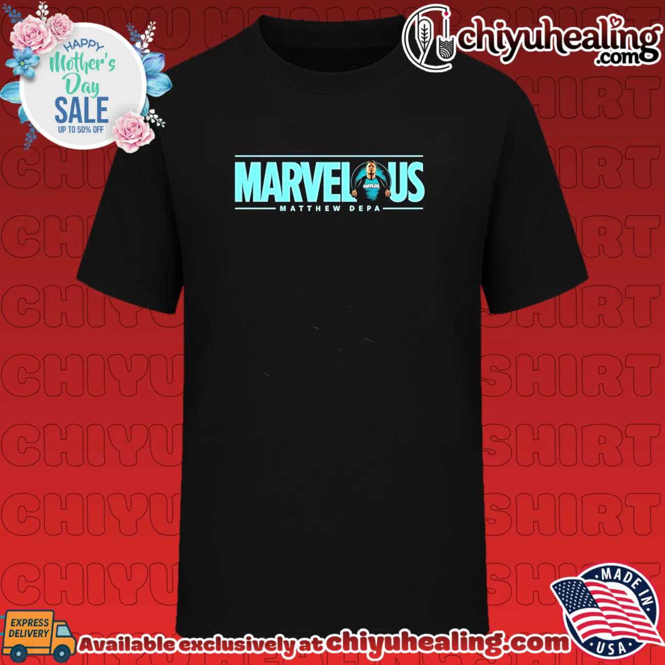 Marvelous Matthew Depa wrestler graphic