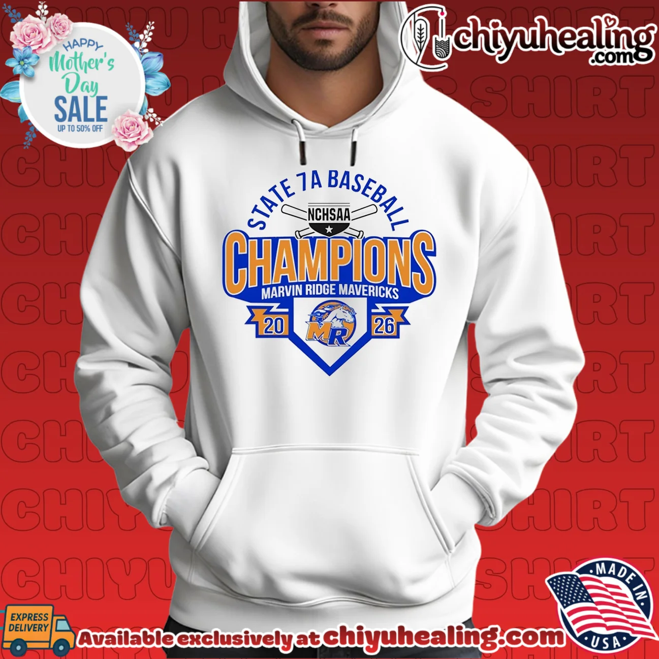 Marvin Ridge Mavericks 2026 NCHSAA State 7A Baseball Champions shirt timeless shirt & hoodie | Collector Series Marvin Ridge Mavericks 2026 NCHSAA State 7A Baseball Champions shirt timeless shirt & hoodie | Collector Series