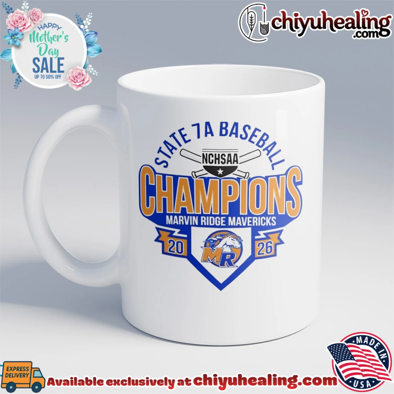Marvin Ridge Mavericks 2026 NCHSAA State 7A Baseball Champions shirt timeless shirt & hoodie | Collector Series Marvin Ridge Mavericks 2026 NCHSAA State 7A Baseball Champions shirt