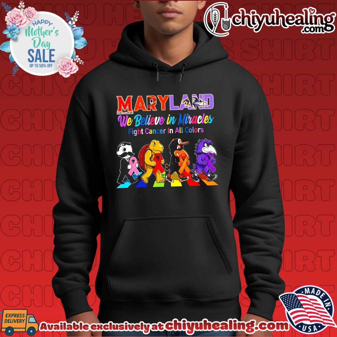 Maryland Sports We believe in Miracles fight cancer on all color abbey road prime shirt & hoodie | Iconic Look Maryland Sports We believe in Miracles fight cancer on all color abbey road prime shirt & hoodie | Iconic Look