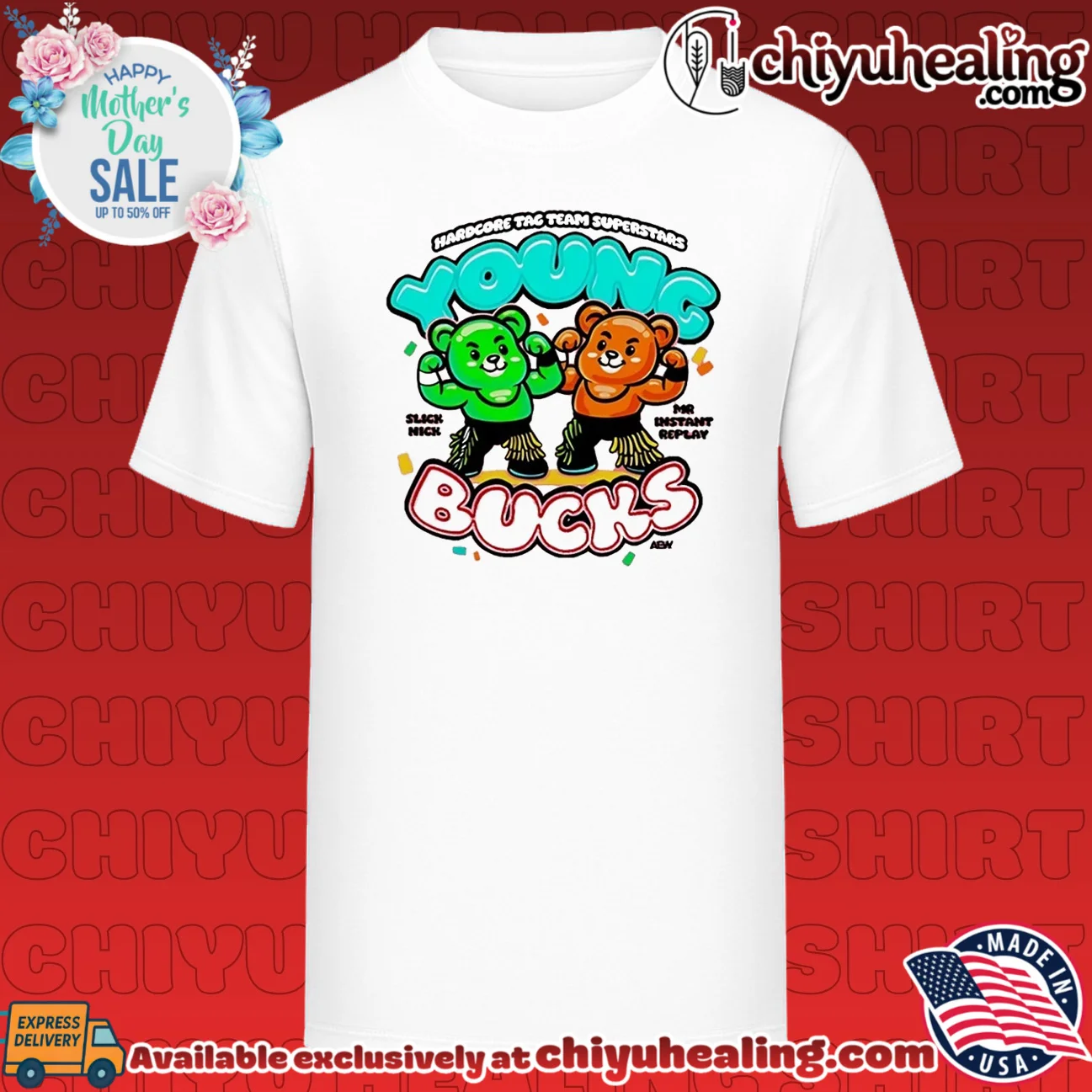 Matt and Nick Jackson the Young Bucks Gummy Bucks hardcore tag team superstars