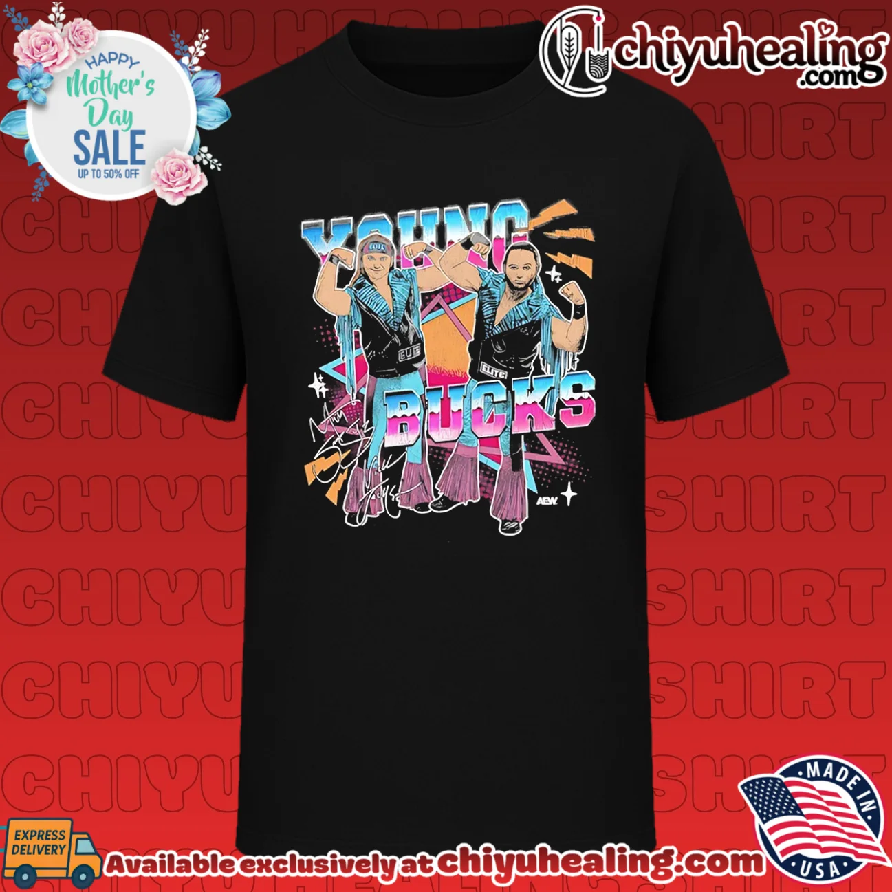 Matt and Nick Jackson Young Bucks Be Elite retro