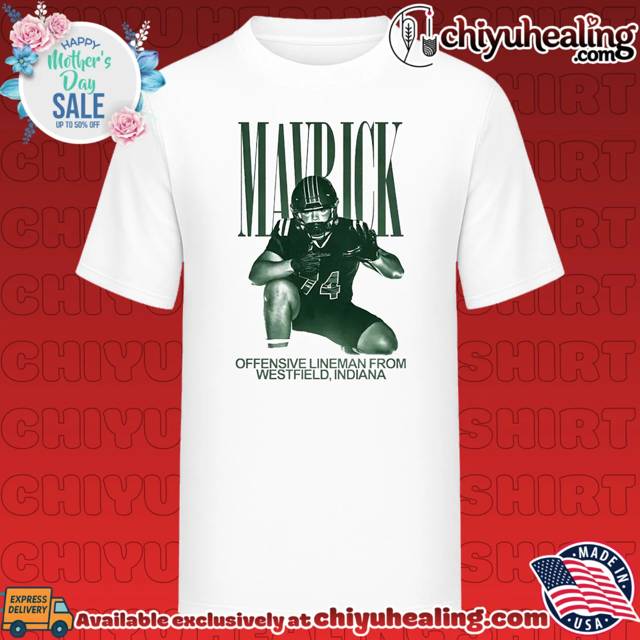 Mavrick Offensive Lineman from Westfield Indiana shirt & hoodie