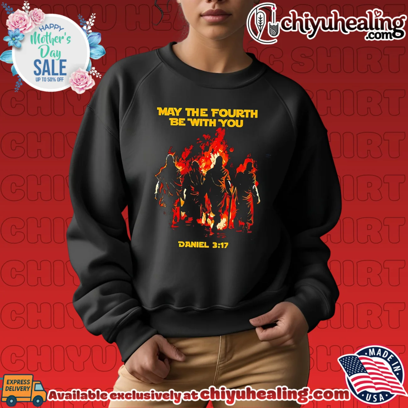 Maybe the fourth be with you Daniel 3-17 illustration original shirt & hoodie | Collector Series Maybe the fourth be with you Daniel 3-17 illustration