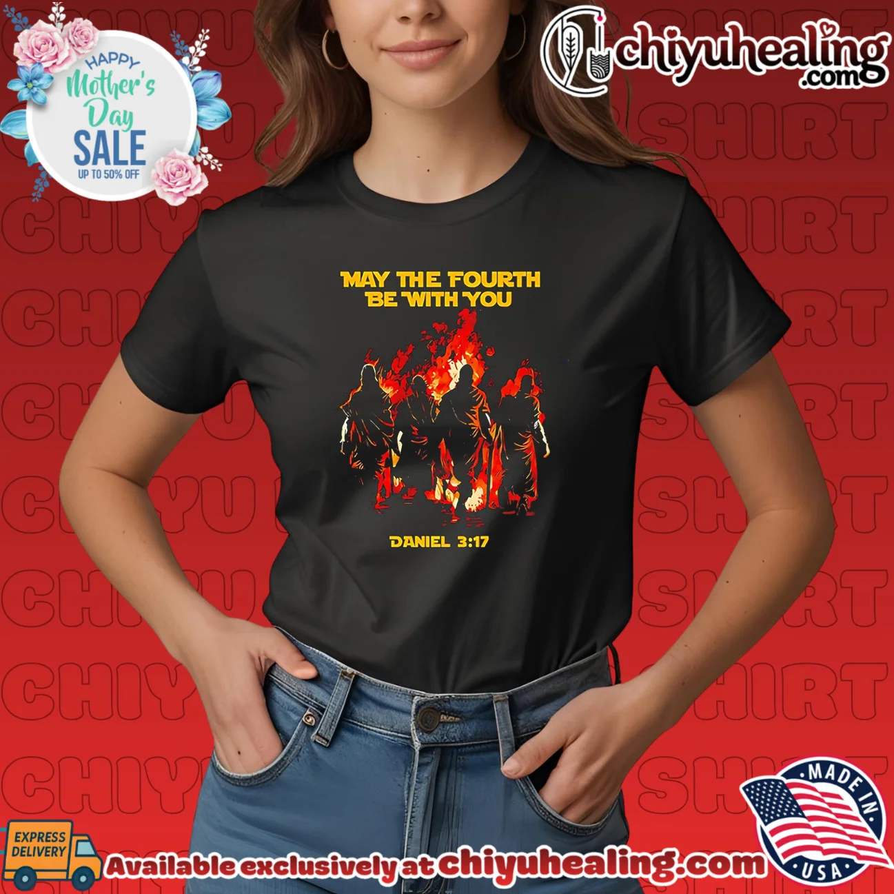 Maybe the fourth be with you Daniel 3-17 illustration original shirt & hoodie | Collector Series Maybe the fourth be with you Daniel 3-17 illustration