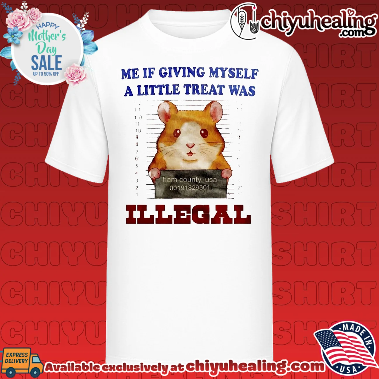 Me if Giving Myself a Little Treat Was Illegal Hamster Mugshot shirt & hoodie