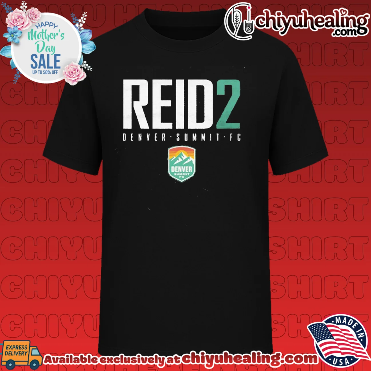 Megan Reid Denver Summit FC Soccer NWSL shirt & hoodie