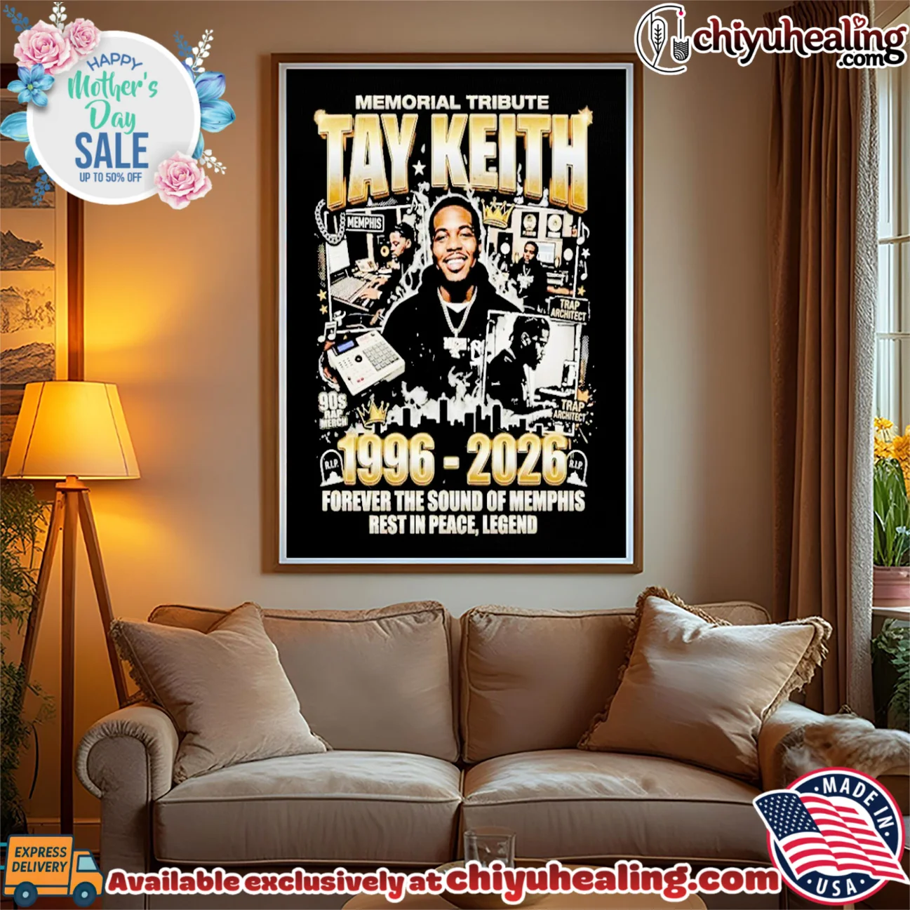 Memorial Tribute Tay Keith 1996 2026 Memphis Legend shirt & hoodie Memorial Tribute Tay Keith 1996 2026 Memphis Legend