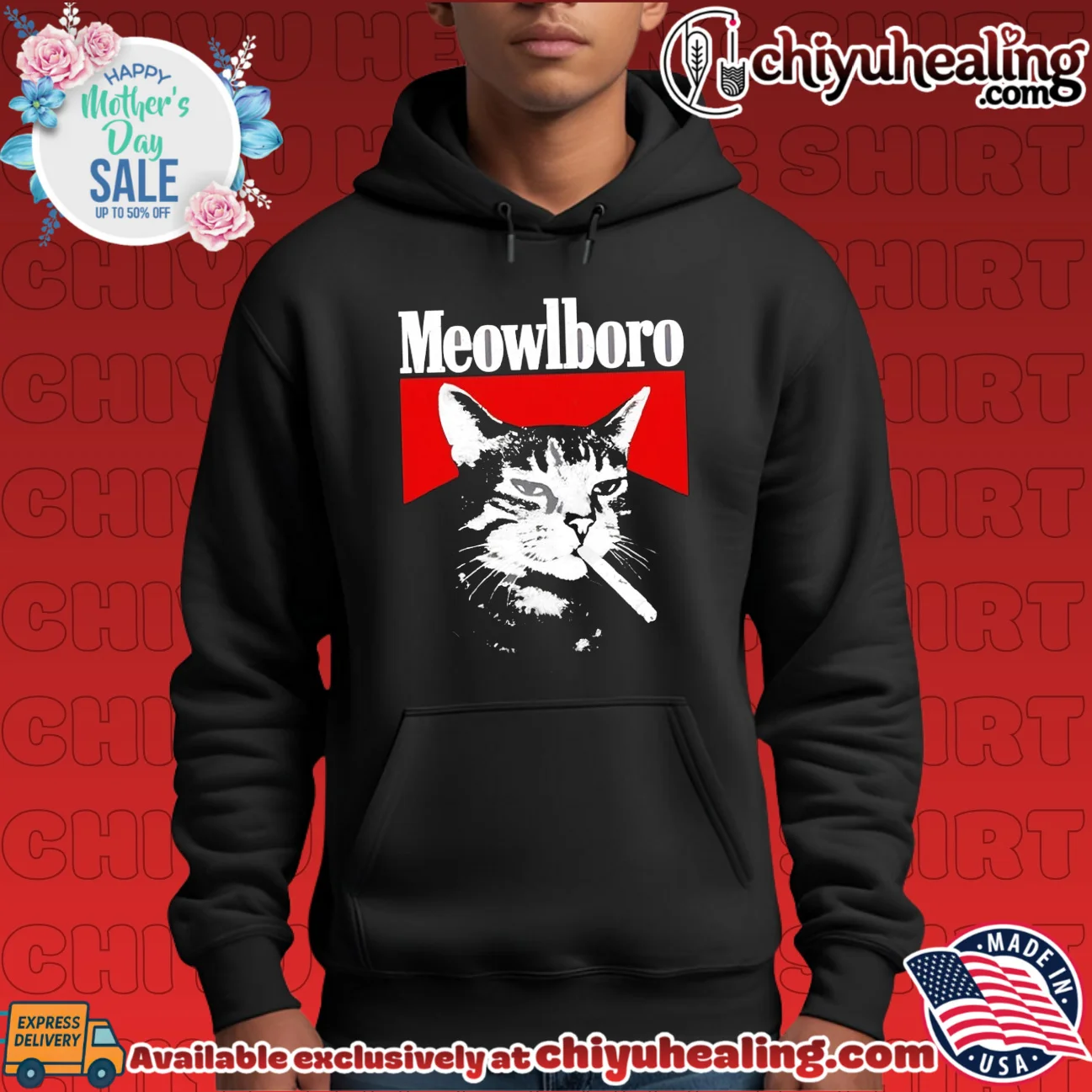 Meowlboro smoking meow cat shirt & hoodie Meowlboro smoking meow cat shirt & hoodie