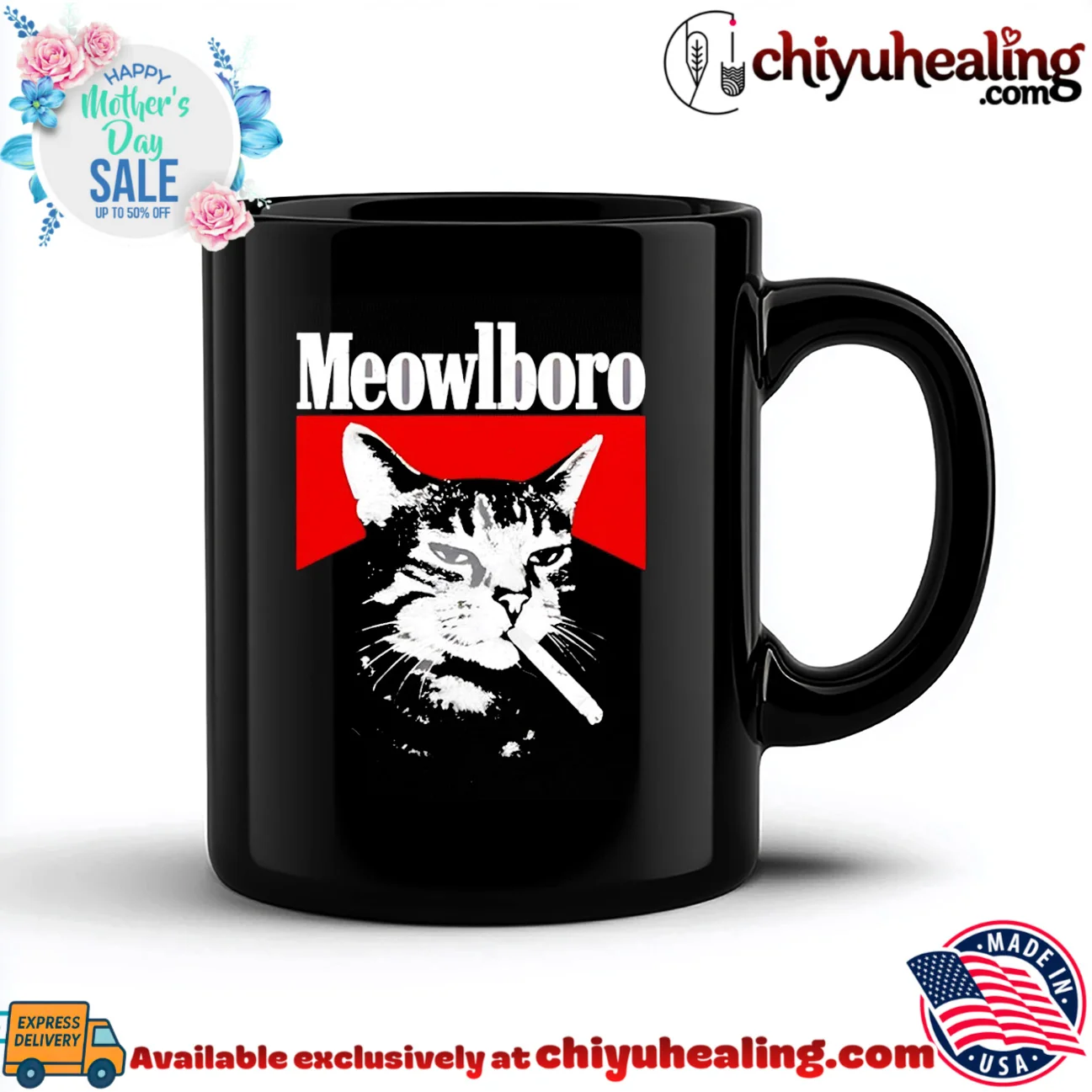 Meowlboro smoking meow cat shirt & hoodie Meowlboro smoking meow cat