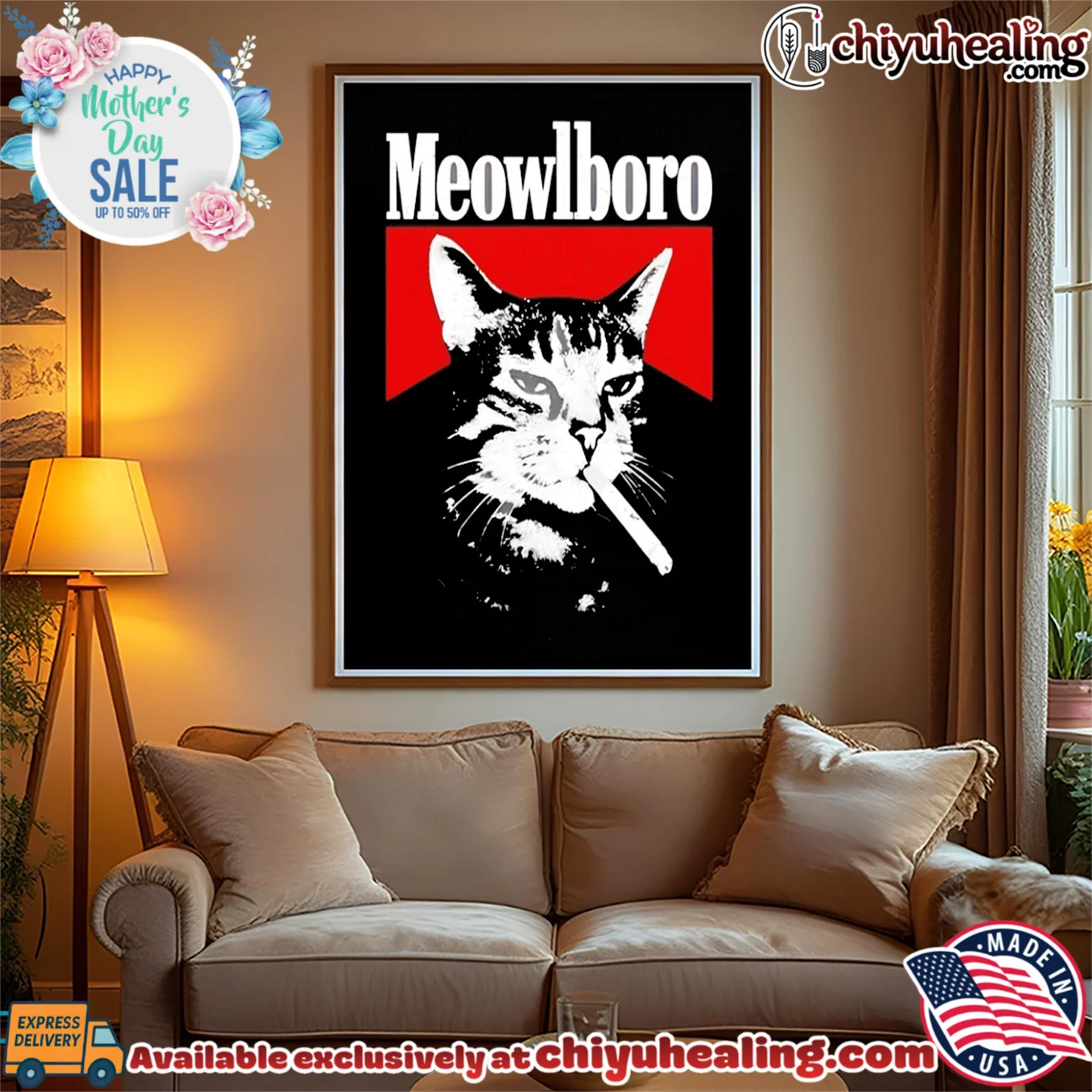 Meowlboro smoking meow cat shirt & hoodie Meowlboro smoking meow cat