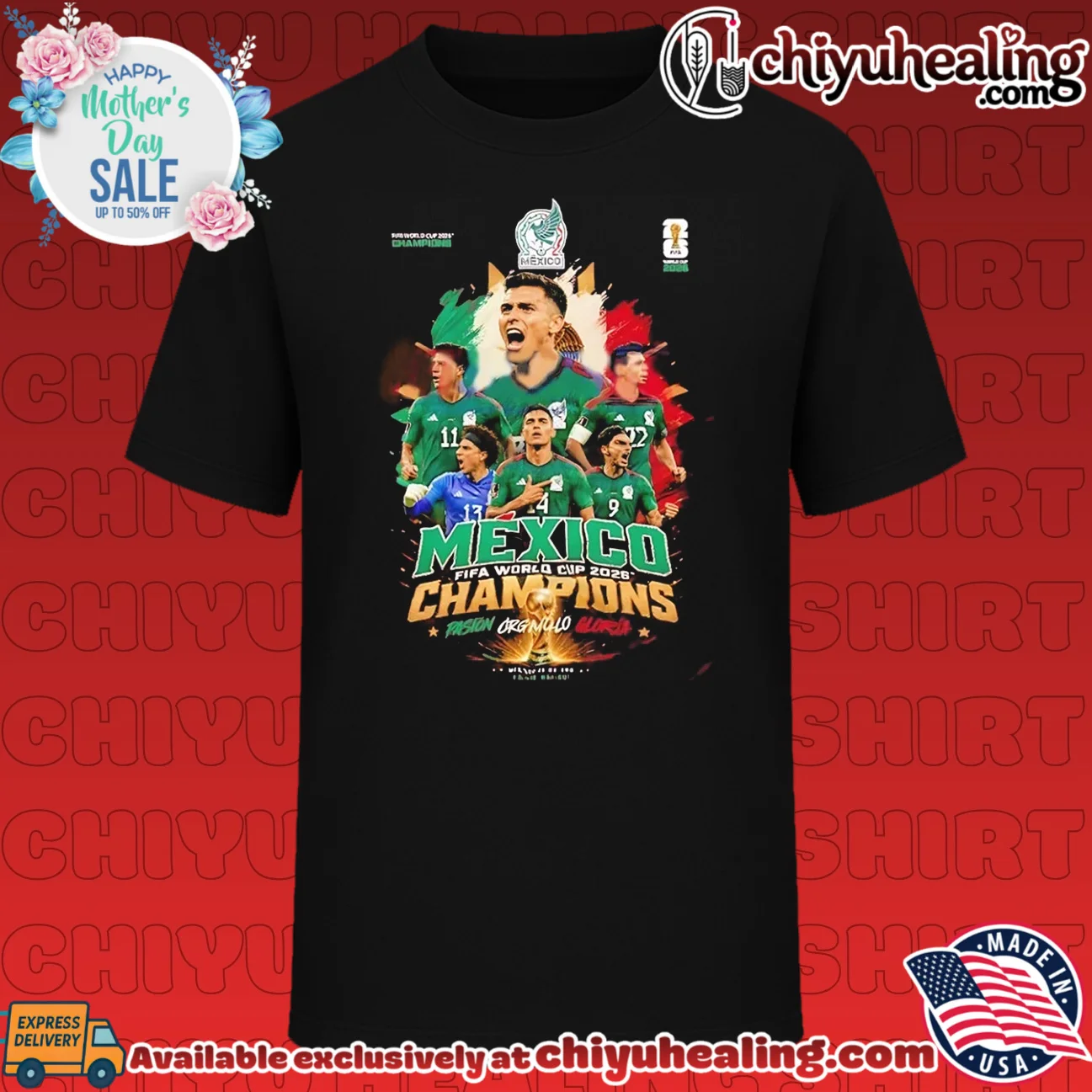Mexico Champions FIFA World Cup 2026 shirt & hoodie