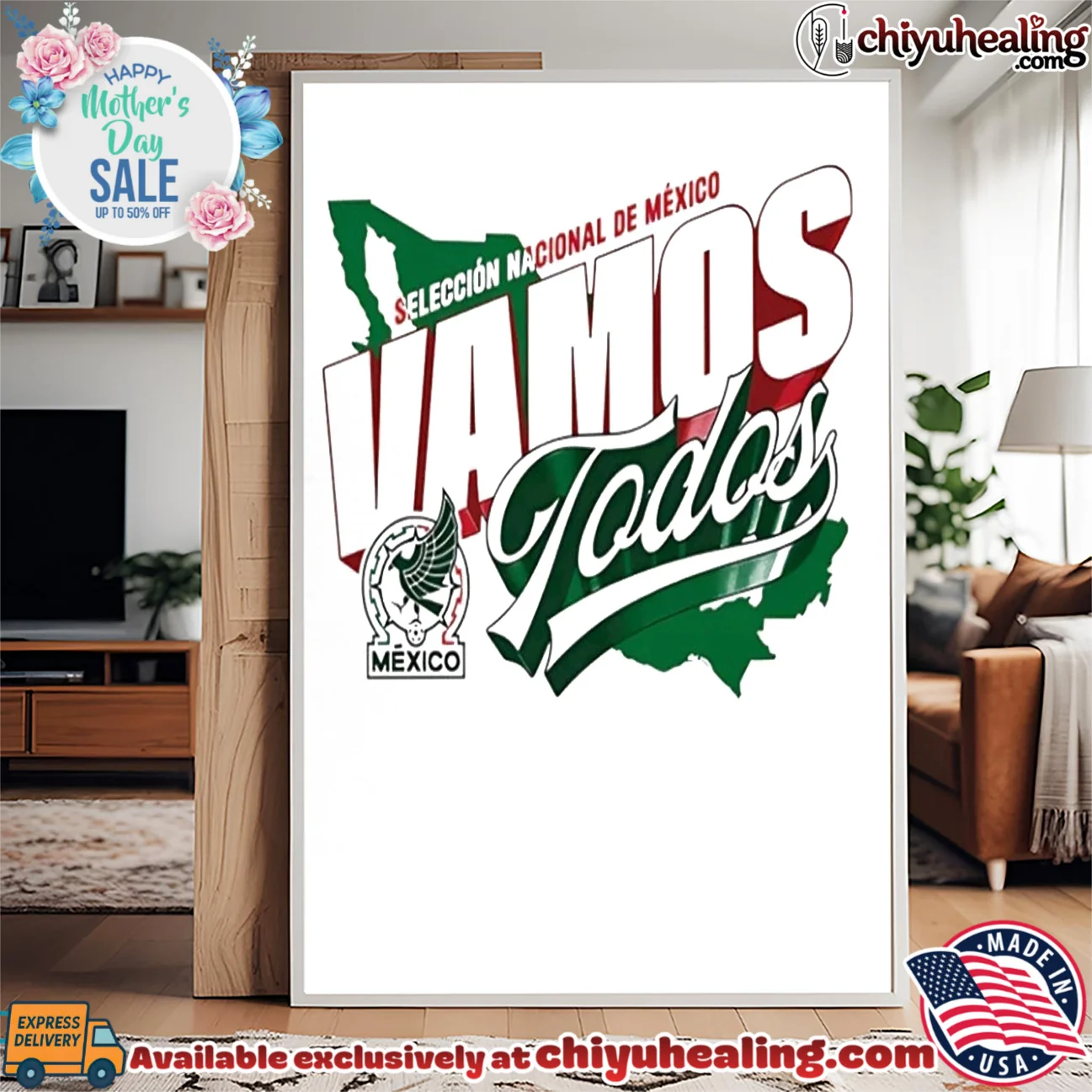 Mexico National Team Vamos Todos Country classic shirt & hoodie | Exclusive Fan Gear Mexico National Team Vamos Todos Country