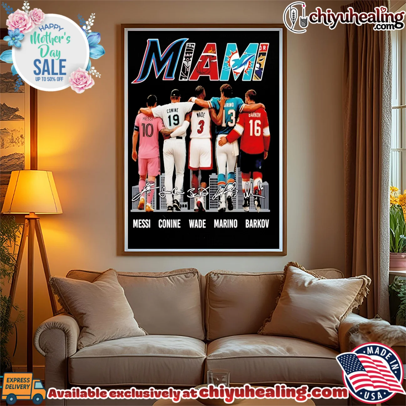 Miami Legends Messi Conine Wade Marino and Barkov shirt & hoodie Miami Legends Messi Conine Wade Marino and Barkov shirt & hoodie