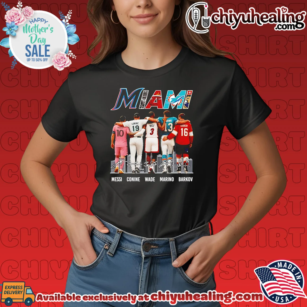 Miami Legends Messi Conine Wade Marino and Barkov shirt & hoodie Miami Legends Messi Conine Wade Marino and Barkov shirt & hoodie