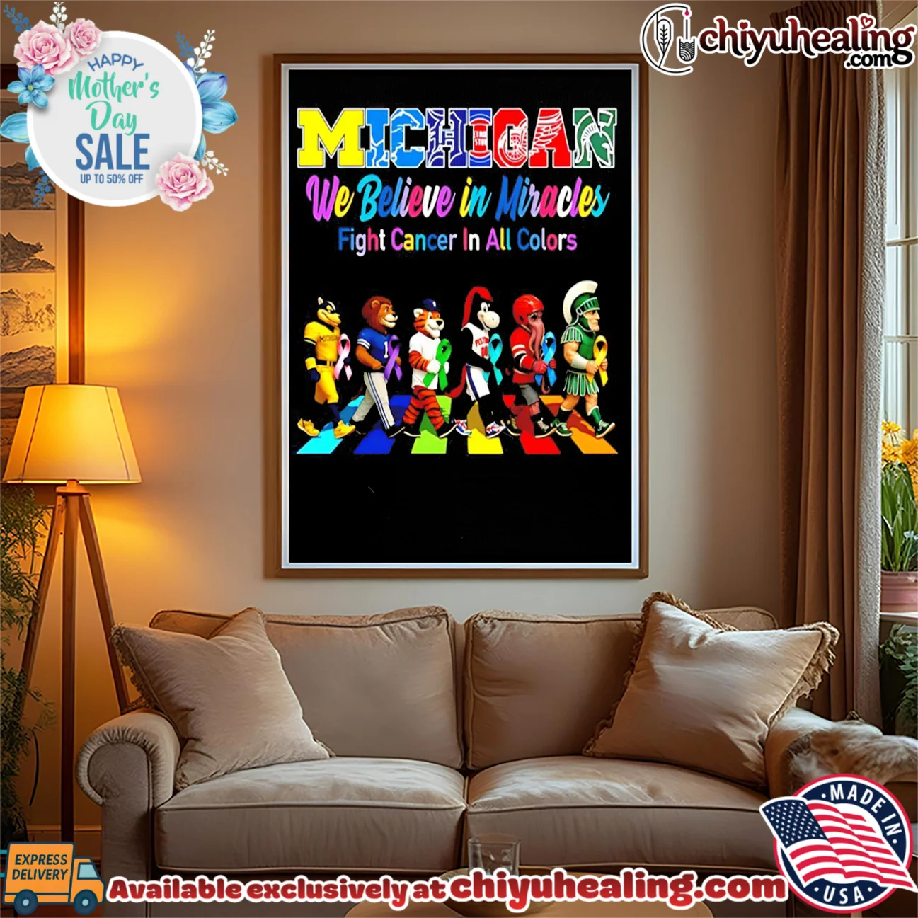 Michigan Sports We believe in Miracles fight cancer on all colors abbey road statement shirt & hoodie - Perfect Fan Gift Michigan Sports We believe in Miracles fight cancer on all colors abbey road