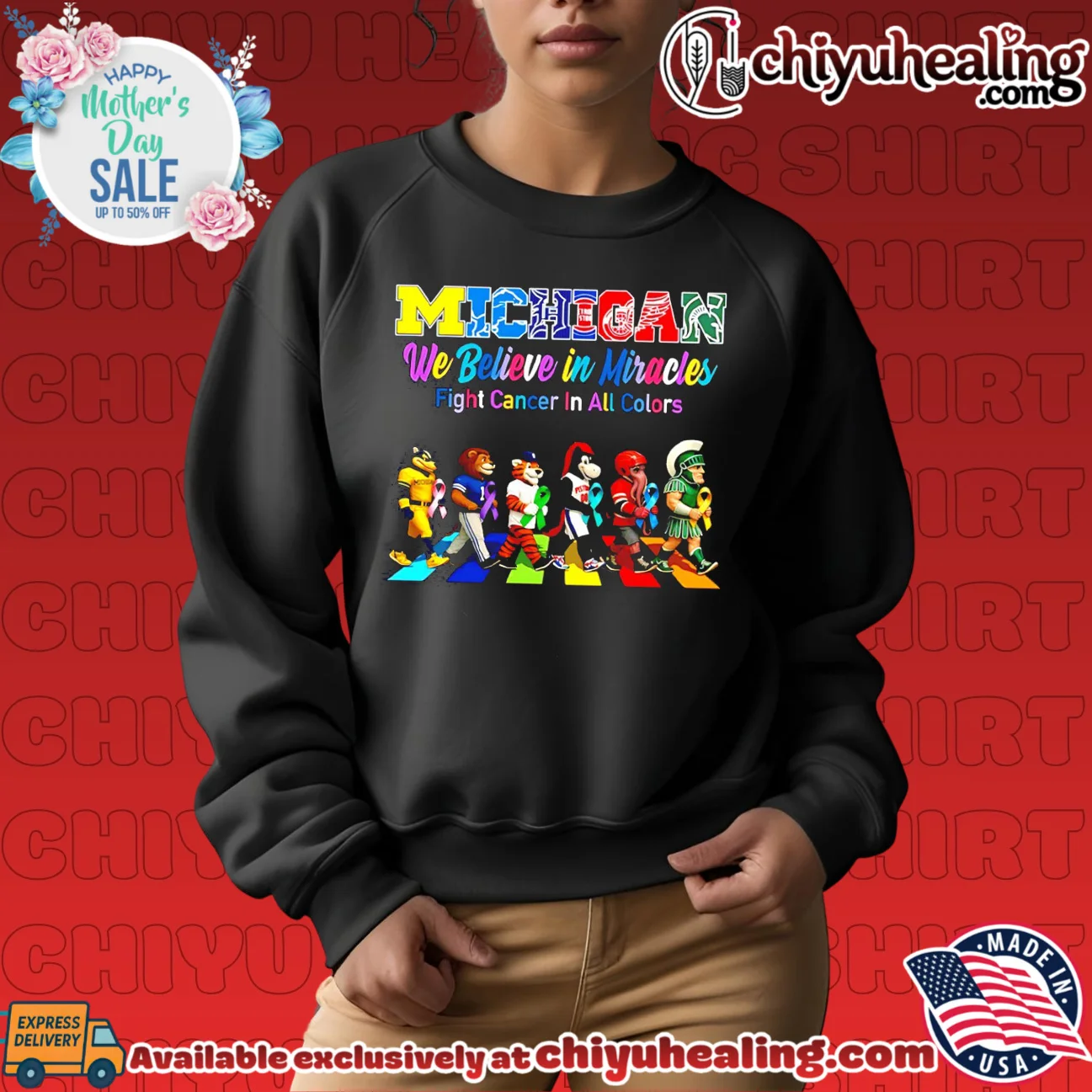 Michigan Sports We believe in Miracles fight cancer on all colors abbey road statement shirt & hoodie - Perfect Fan Gift Michigan Sports We believe in Miracles fight cancer on all colors abbey road