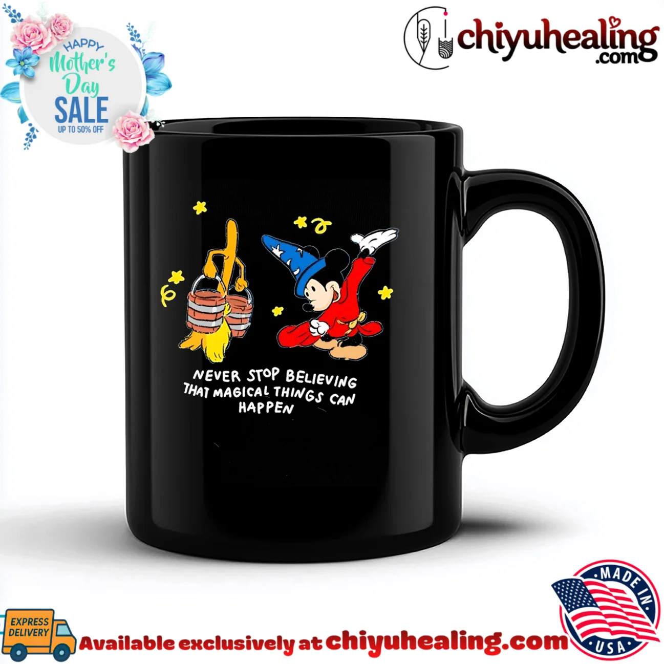Mickey mouse never stop believing that magical things can happen shirt & hoodie Mickey mouse never stop believing that magical things can happen