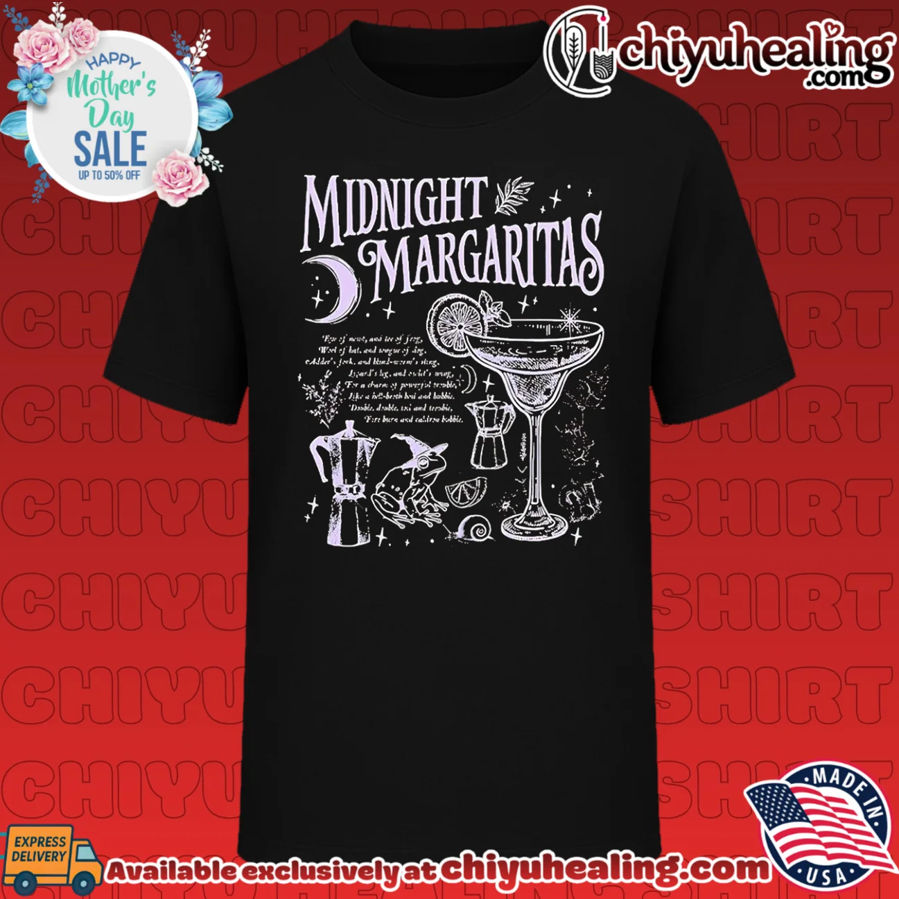 Midnight Margaritas Witchy Cocktail Recipe shirt & hoodie