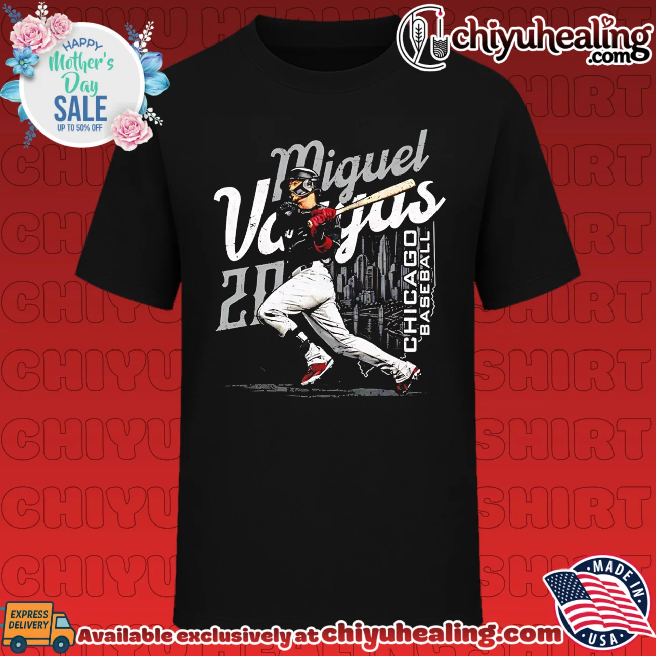Miguel Vargas Chicago White Sox Baseball 2026 graphic shirt & hoodie