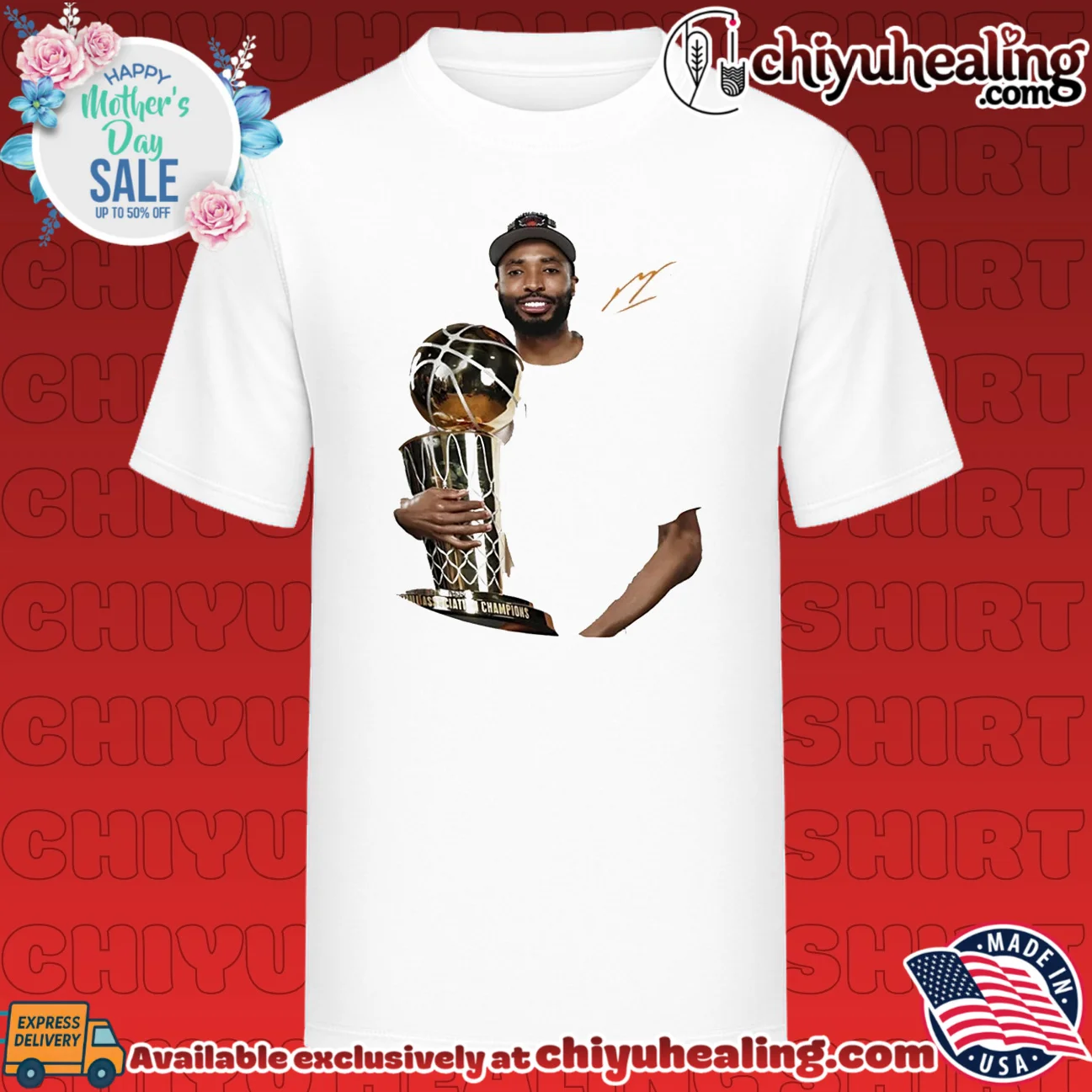 Mikal Bridges New York Knicks 2026 Nba Champions trophy signature