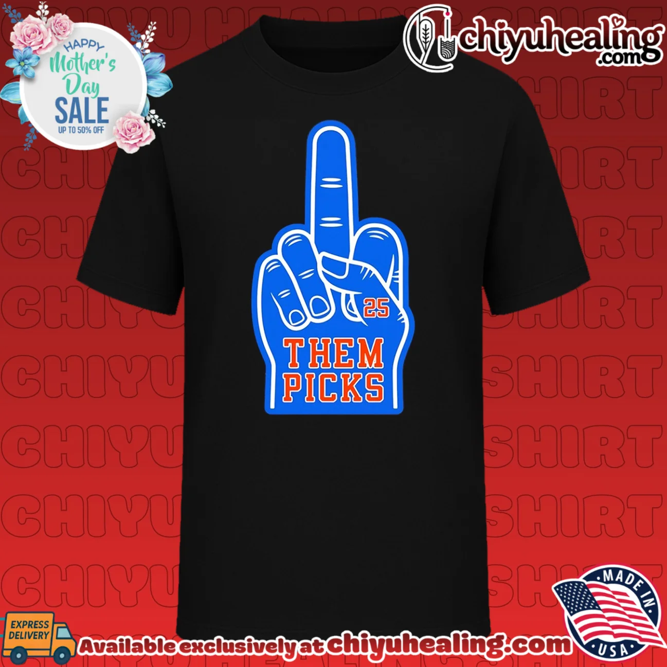 Mikal Bridges New York Knicks Them Picks middle finger classic shirt & hoodie | Aesthetic Apparel