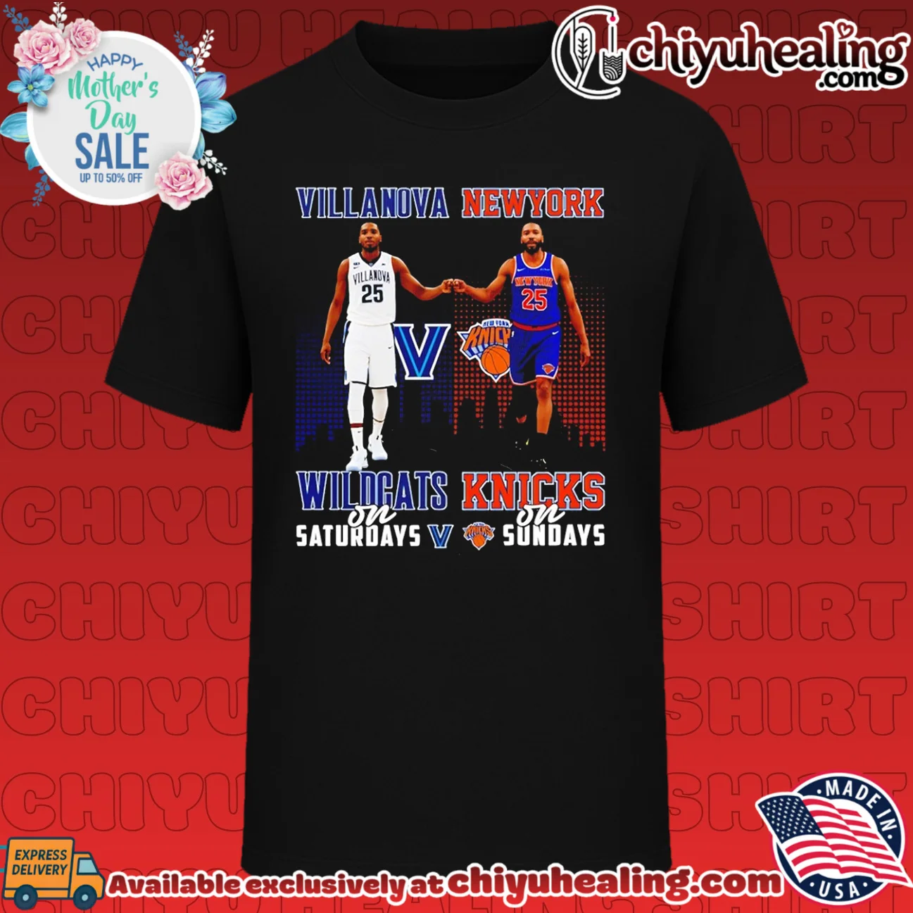 Mikal Bridges Villanova Wildcats On Saturdays Vs New York Knicks On Sundays skyline