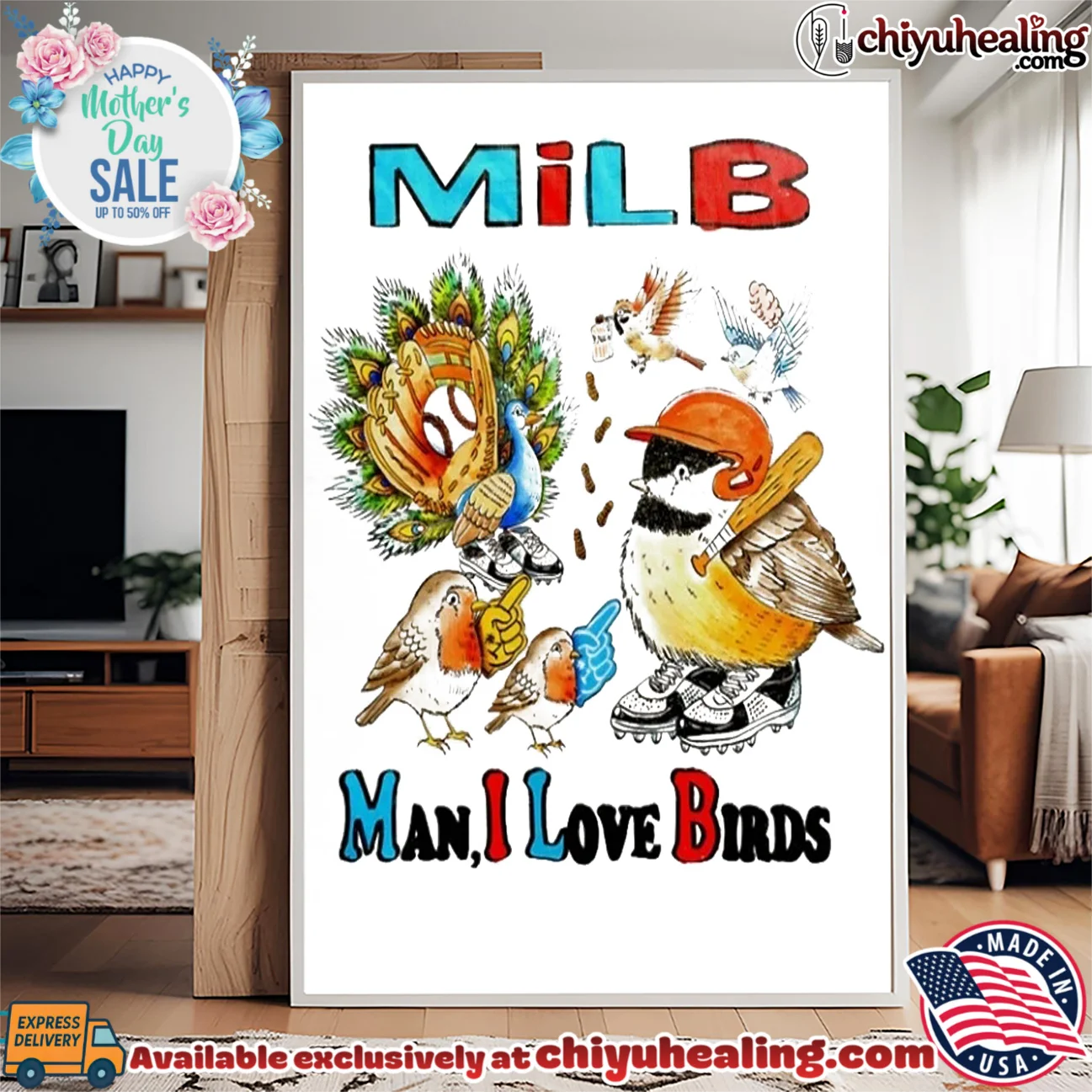 Milb man I love birds baseball bird watching shirt & hoodie Milb man I love birds baseball bird watching