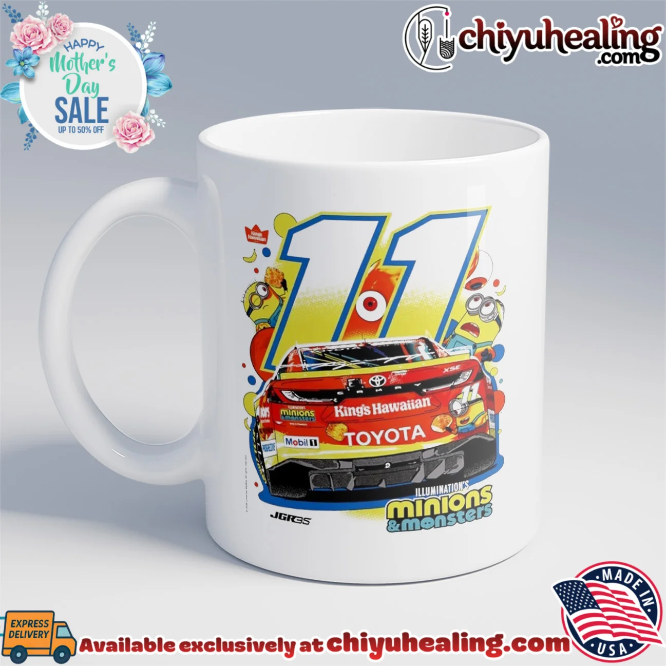 Minion and Monsters King's Hawaiian Denny Hamlin epic shirt & hoodie | Collector Series Minion and Monsters King's Hawaiian Denny Hamlin