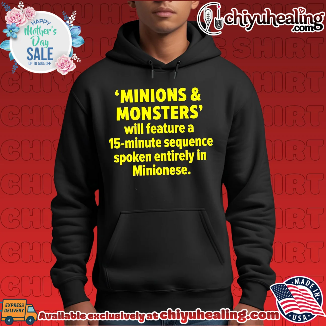 Minions & Monsters 15-Minute Minionese Sequence essential shirt & hoodie | Official Style Drop Minions & Monsters 15-Minute Minionese Sequence essential shirt & hoodie | Official Style Drop