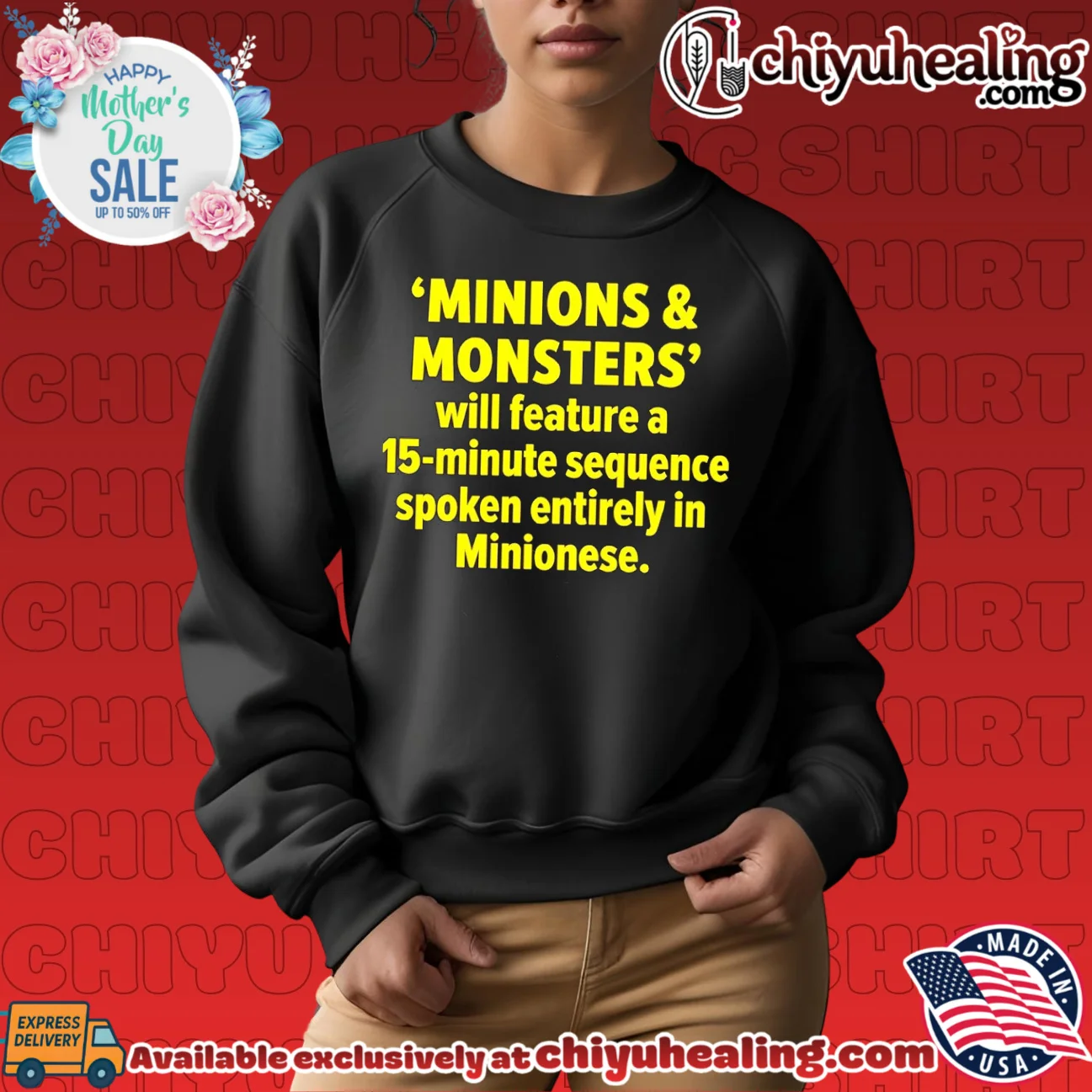 Minions & Monsters 15-Minute Minionese Sequence essential shirt & hoodie | Official Style Drop Minions & Monsters 15-Minute Minionese Sequence