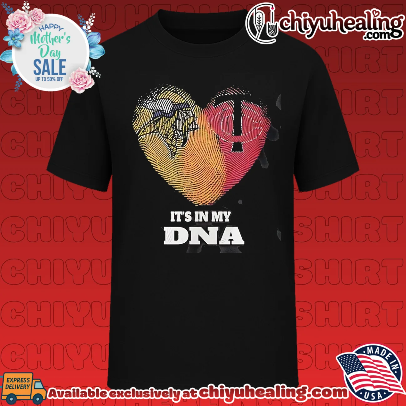 Minnesota Vikings and Twins it's in my DNA shirt & hoodie