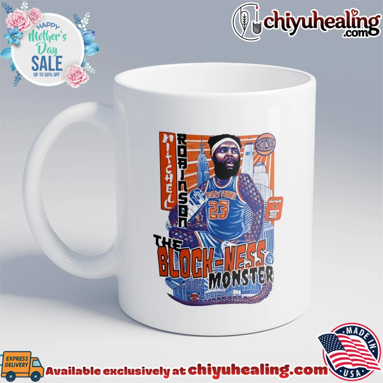 Mitchell Robinson New York Knicks NBA The Block Ness Monster parody prime shirt & hoodie - Urban Fashion Mitchell Robinson New York Knicks NBA The Block Ness Monster parody