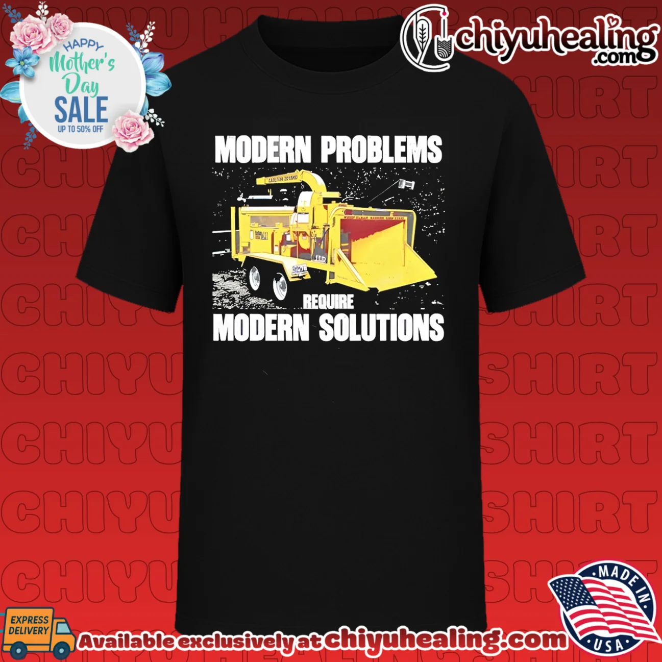 Modern problems require modern solutions vintage