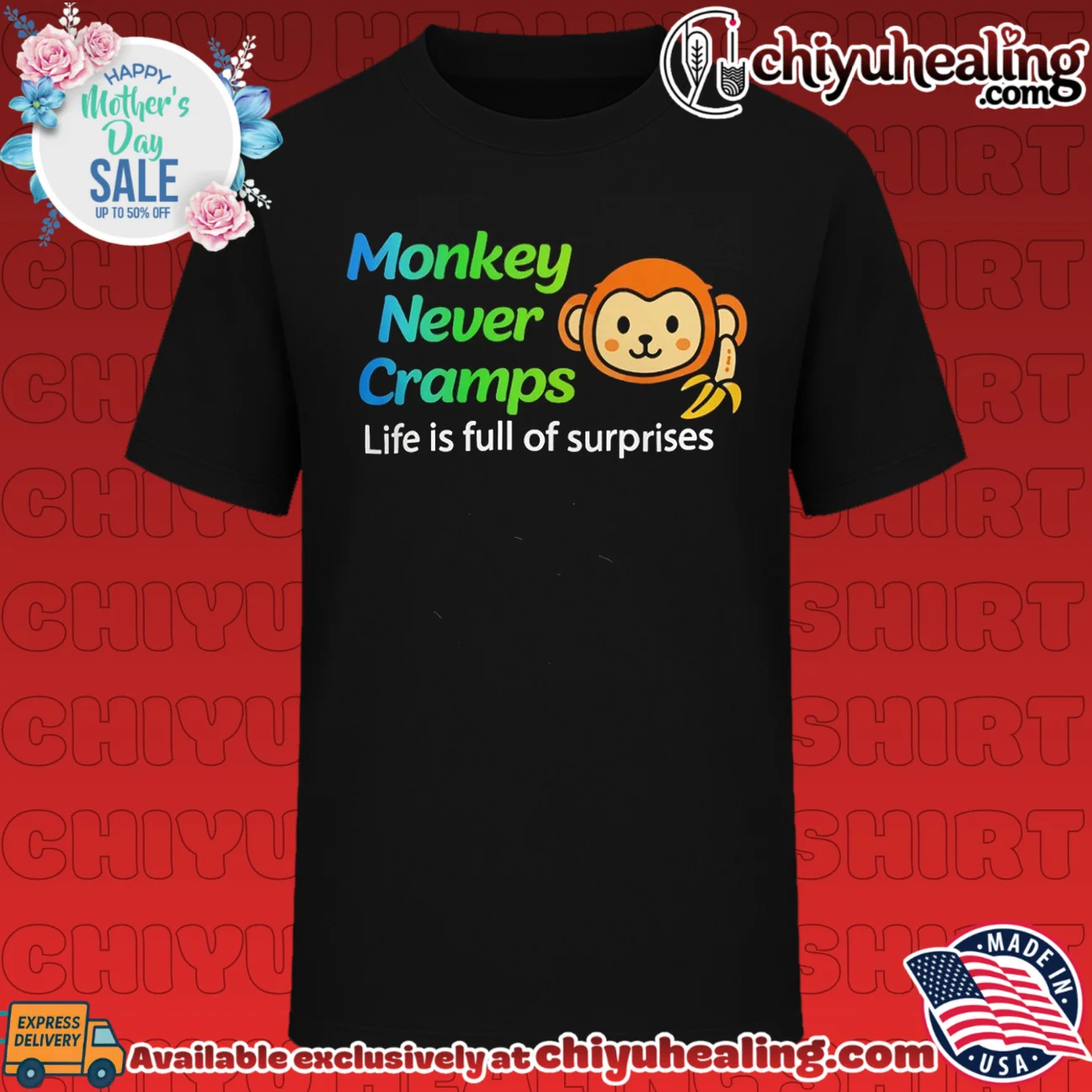 Monkey Never Cramps Munenori Kawasaki life is full of surprises shirt