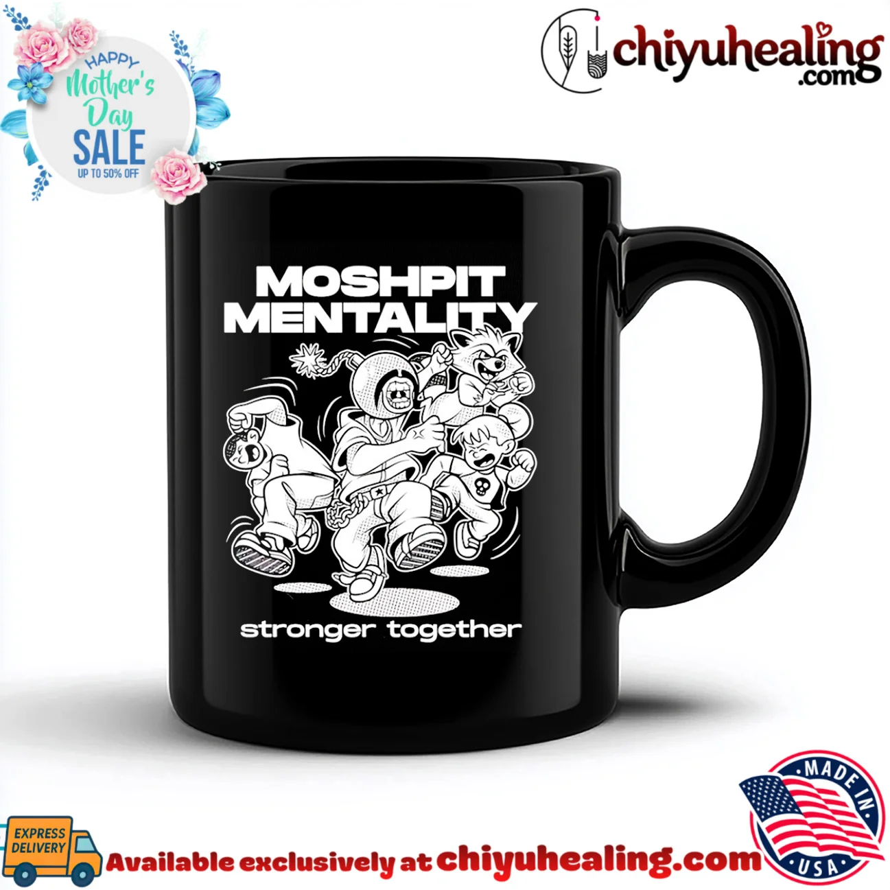 Mophist mentality stronger together graphic masterpiece shirt & hoodie - Premium Streetwear Mophist mentality stronger together graphic