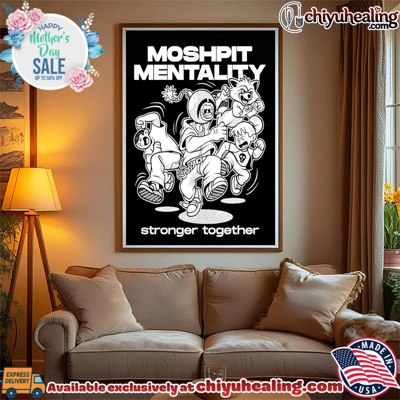 Mophist mentality stronger together graphic masterpiece shirt & hoodie - Premium Streetwear Mophist mentality stronger together graphic