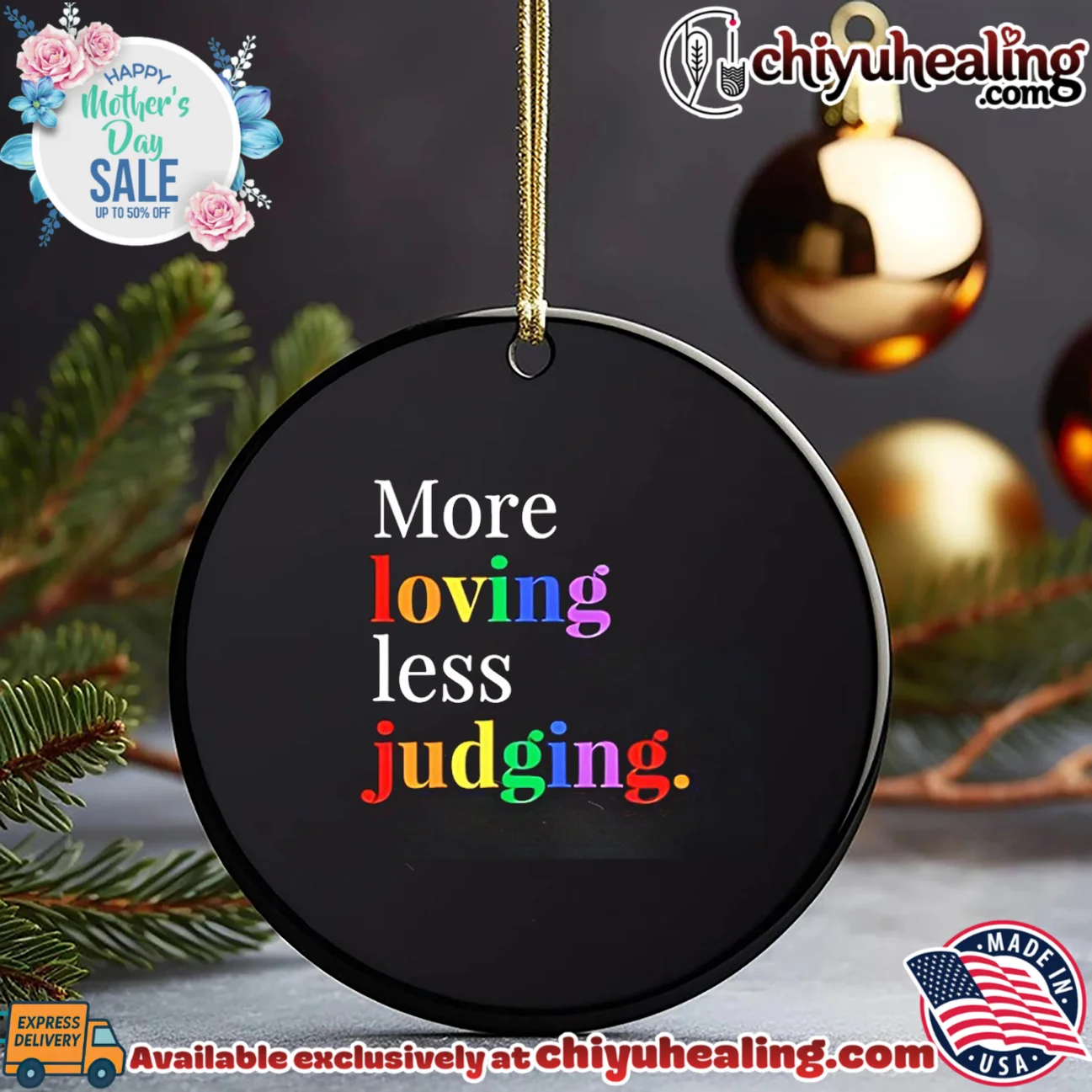 More loving less judging rainbow text hype shirt & hoodie | Exclusive Fan Gear More loving less judging rainbow text