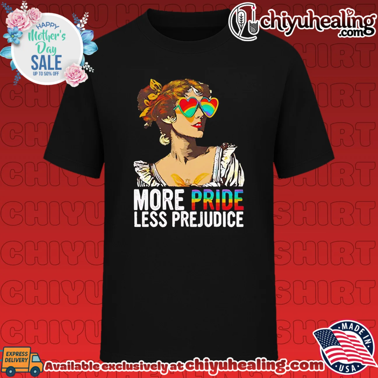More Pride Less Prejudice rainbow