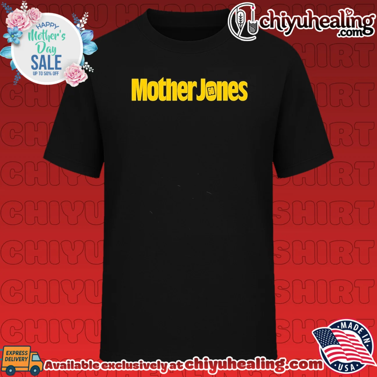 Mother Jones 50th Anniversary Logo