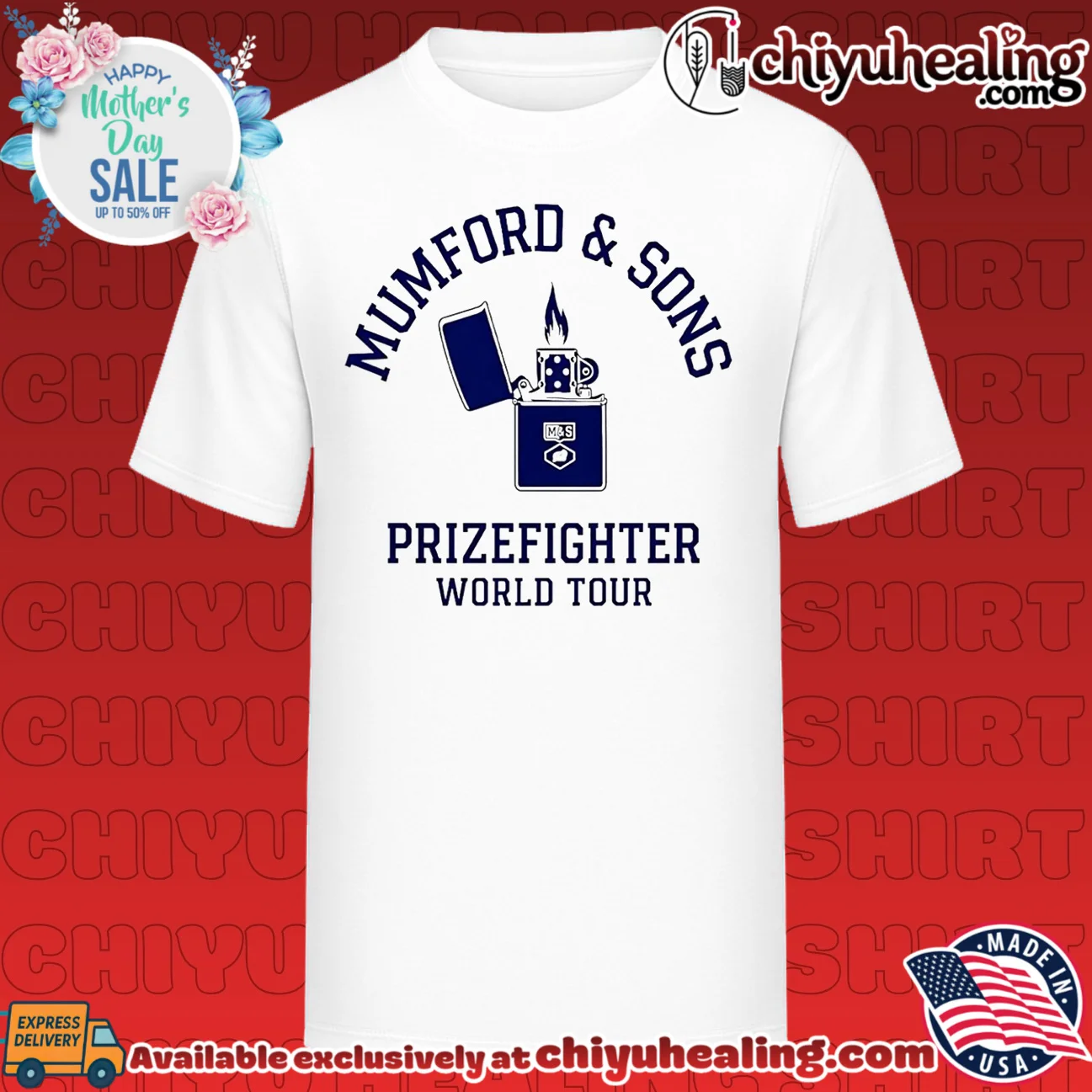 Mumford And Sons Prizefighter Tour 2026 North America shirt