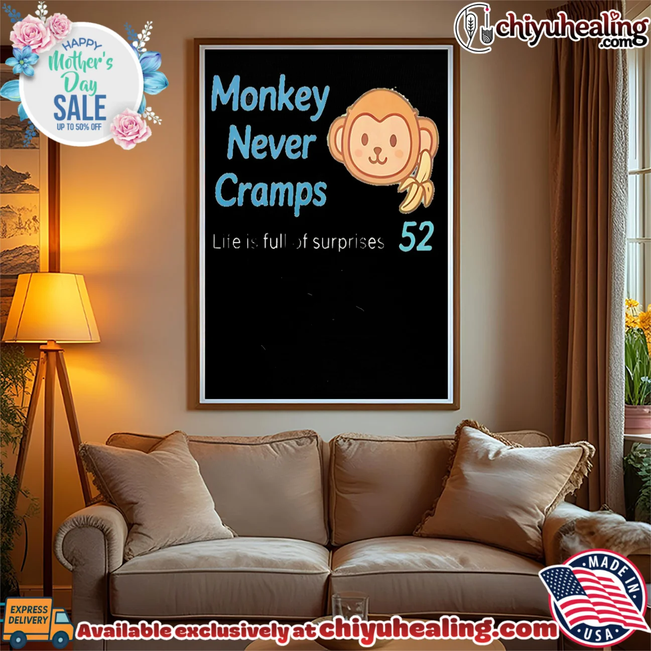 Munenori Kawasaki Monkey Never Cramps limited shirt & hoodie - Premium Streetwear Munenori Kawasaki Monkey Never Cramps