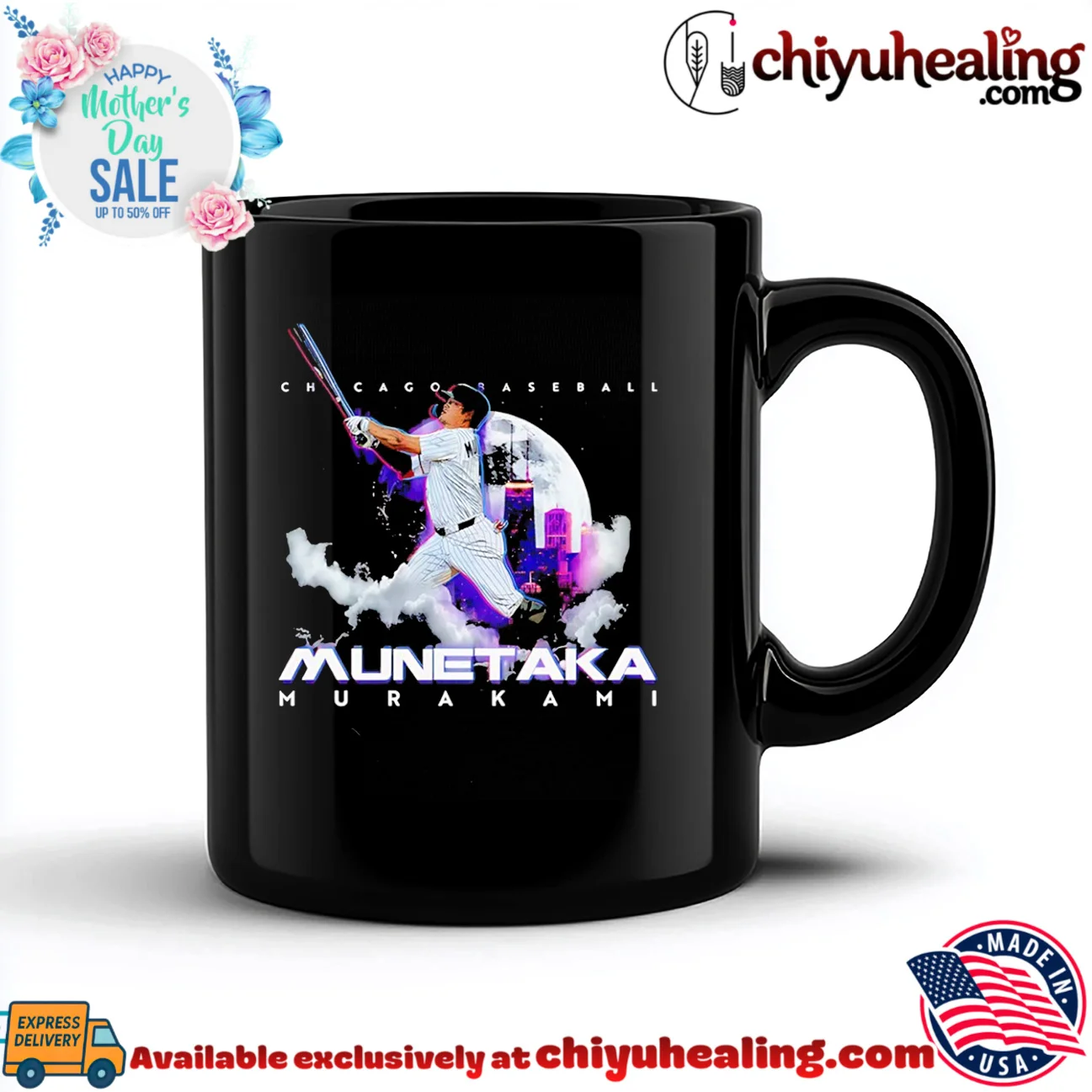 Munetaka Murakami Chicago Moon Shot baseball graphic shirt & hoodie Munetaka Murakami Chicago Moon Shot baseball graphic shirt & hoodie