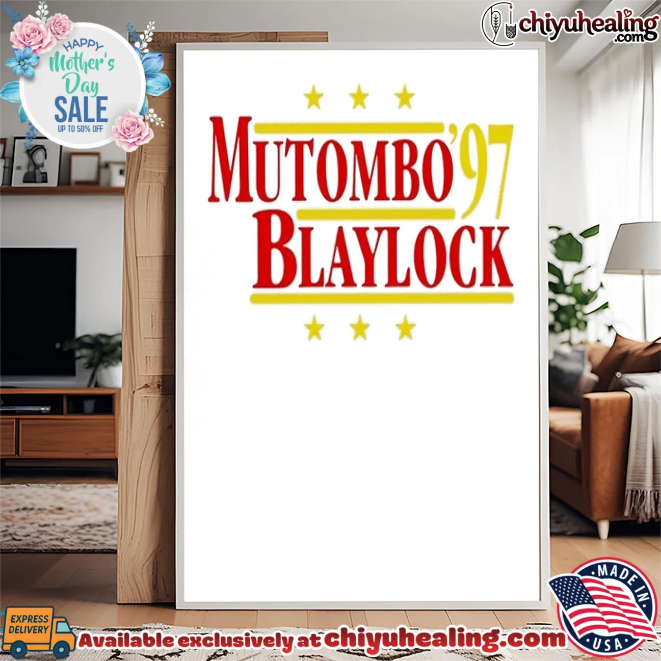 Mutombo and Blaylock '97 Atlanta Hawks NBA shirt & hoodie Mutombo and Blaylock '97 Atlanta Hawks NBA shirt & hoodie
