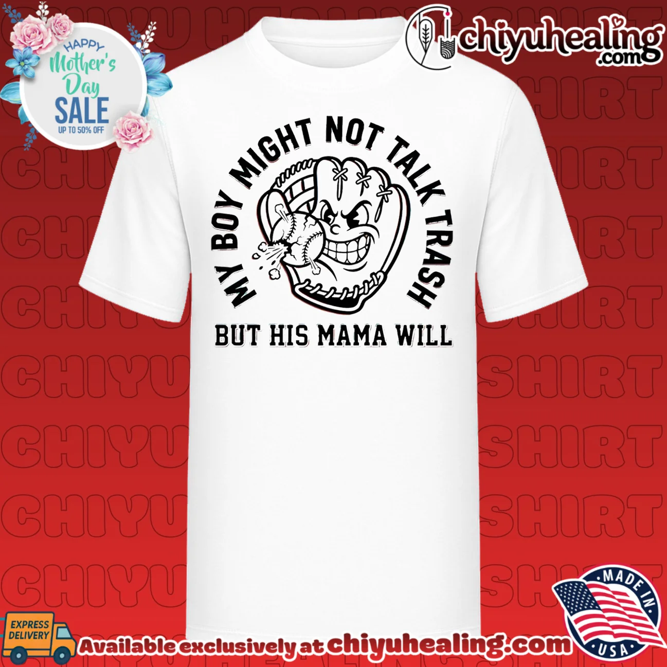 My boy might not talk trash but his mama will